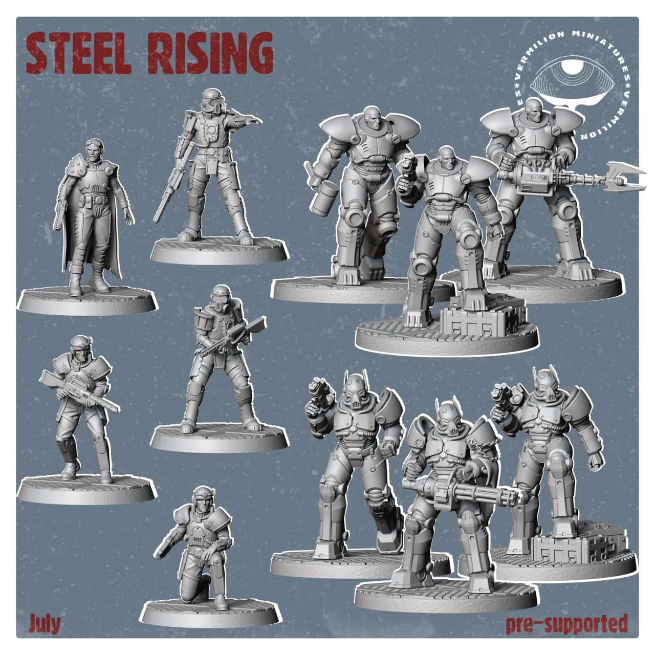 STL - Miniaturas de guerra futurista