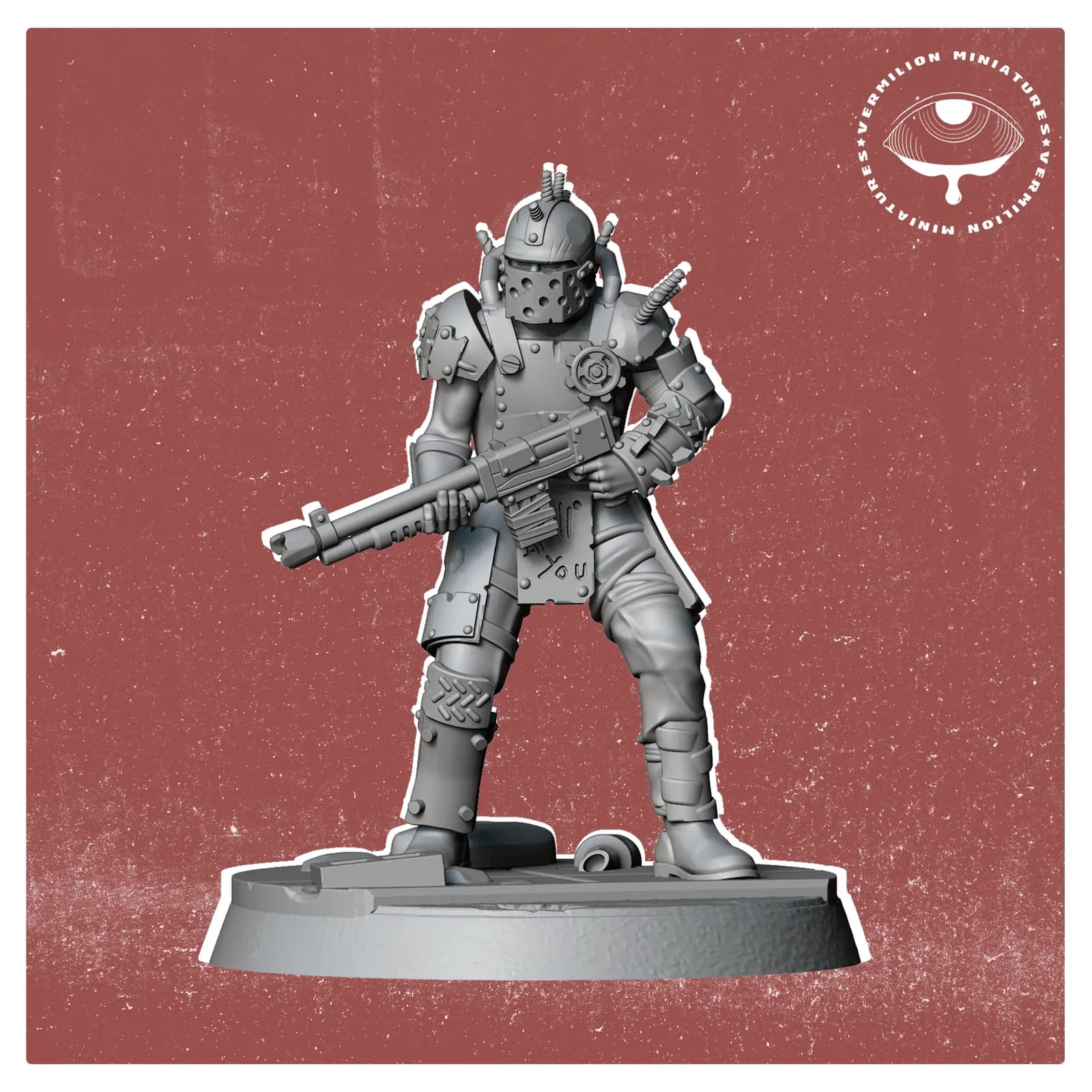 STL - Miniaturas de guerra futurista render 2