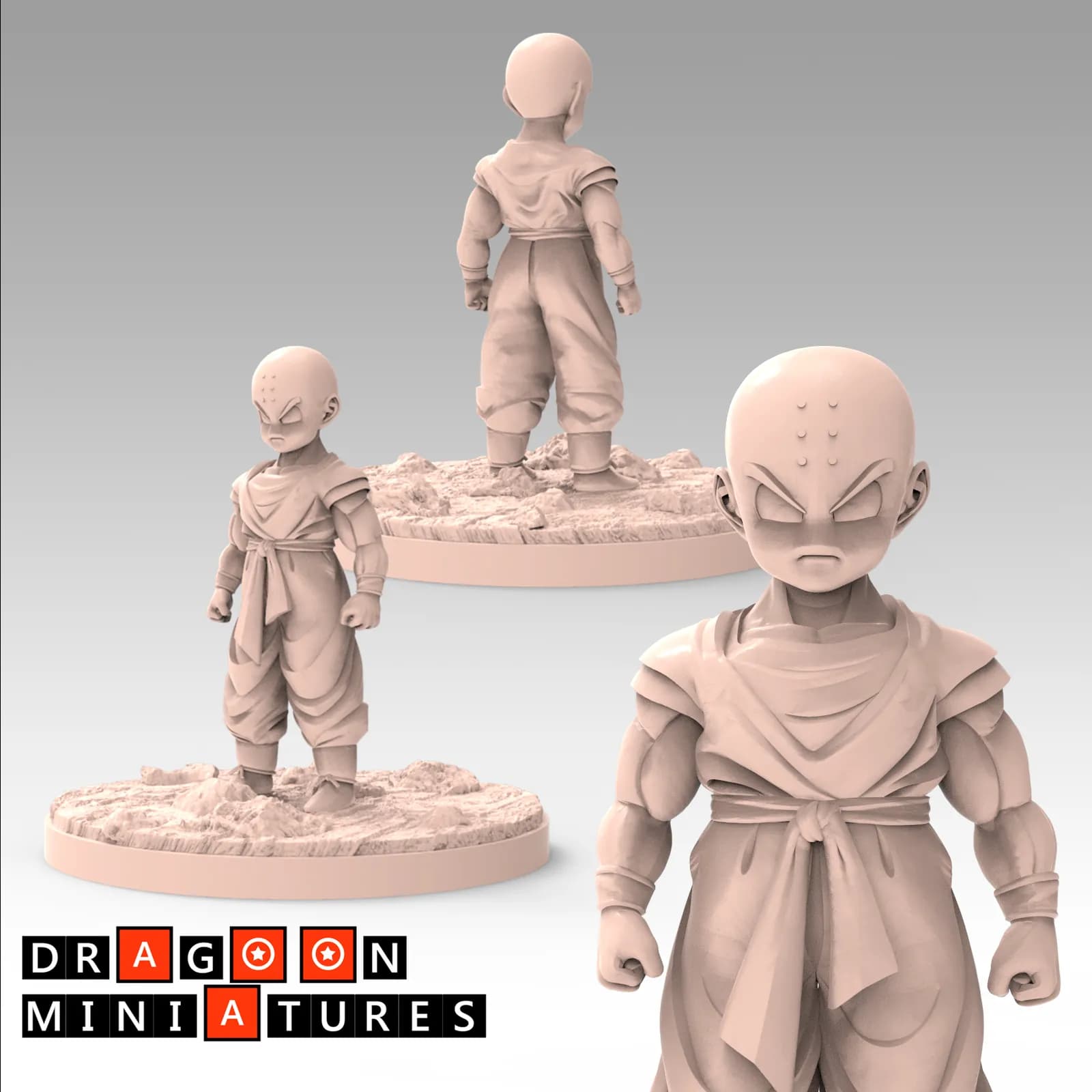 STL - Miniaturas Dragon Ball Z 2 render 3