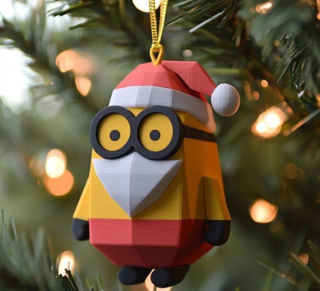STL - Minion con gorro de Santa Claus