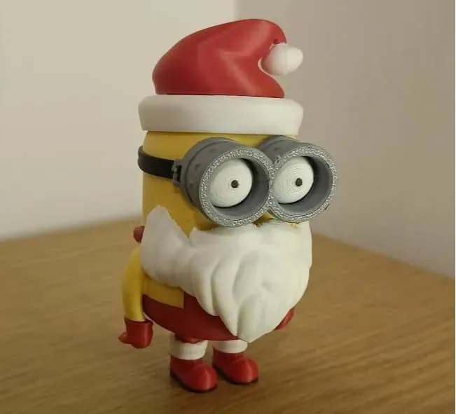 STL - Minion Navideño para Impresión 3D