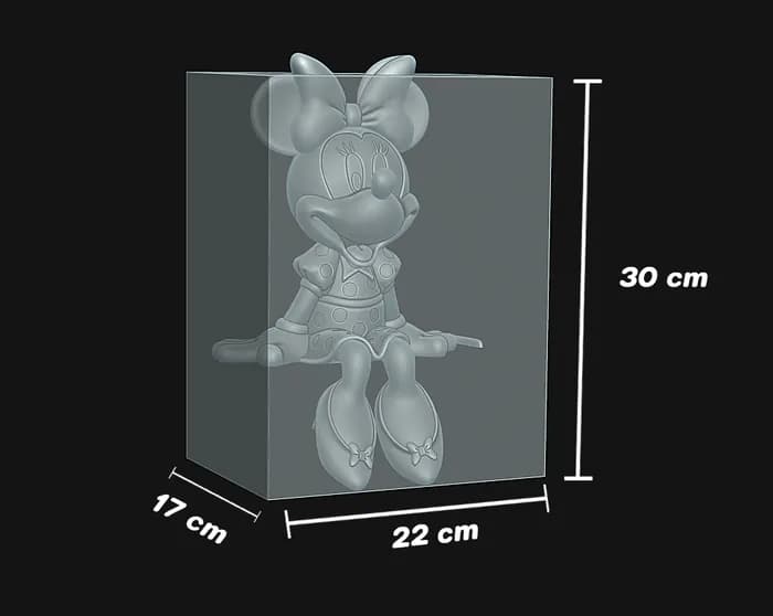 STL - minnie mouse updated render 3