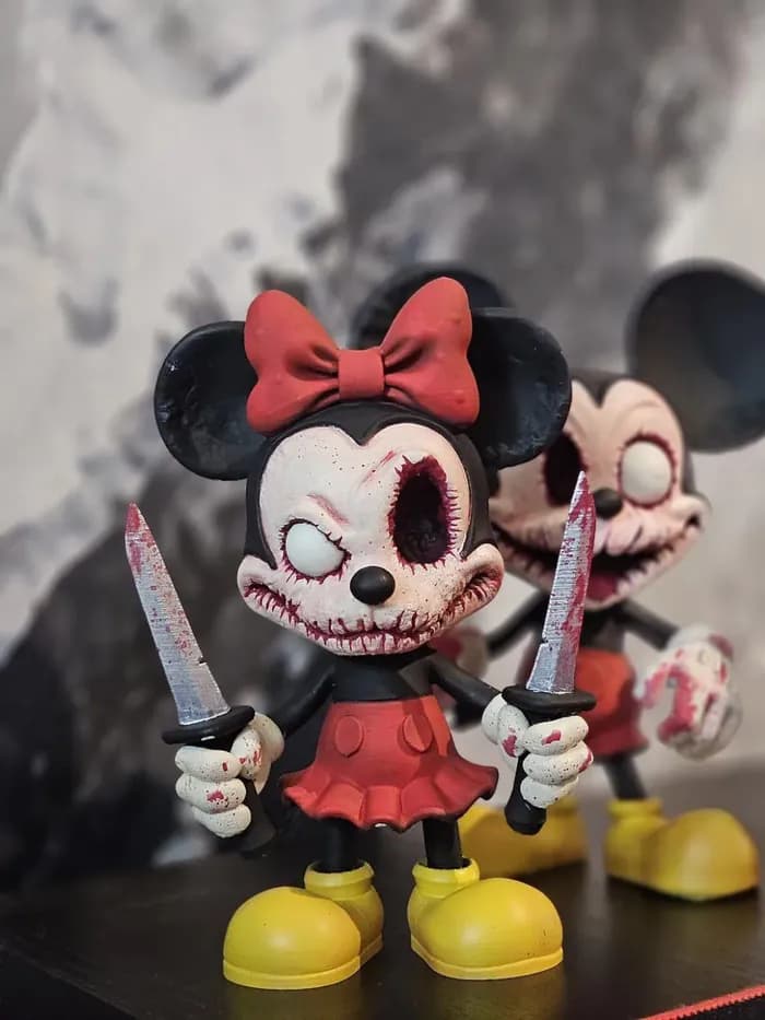 minnie mouse zombie@hehestl stl