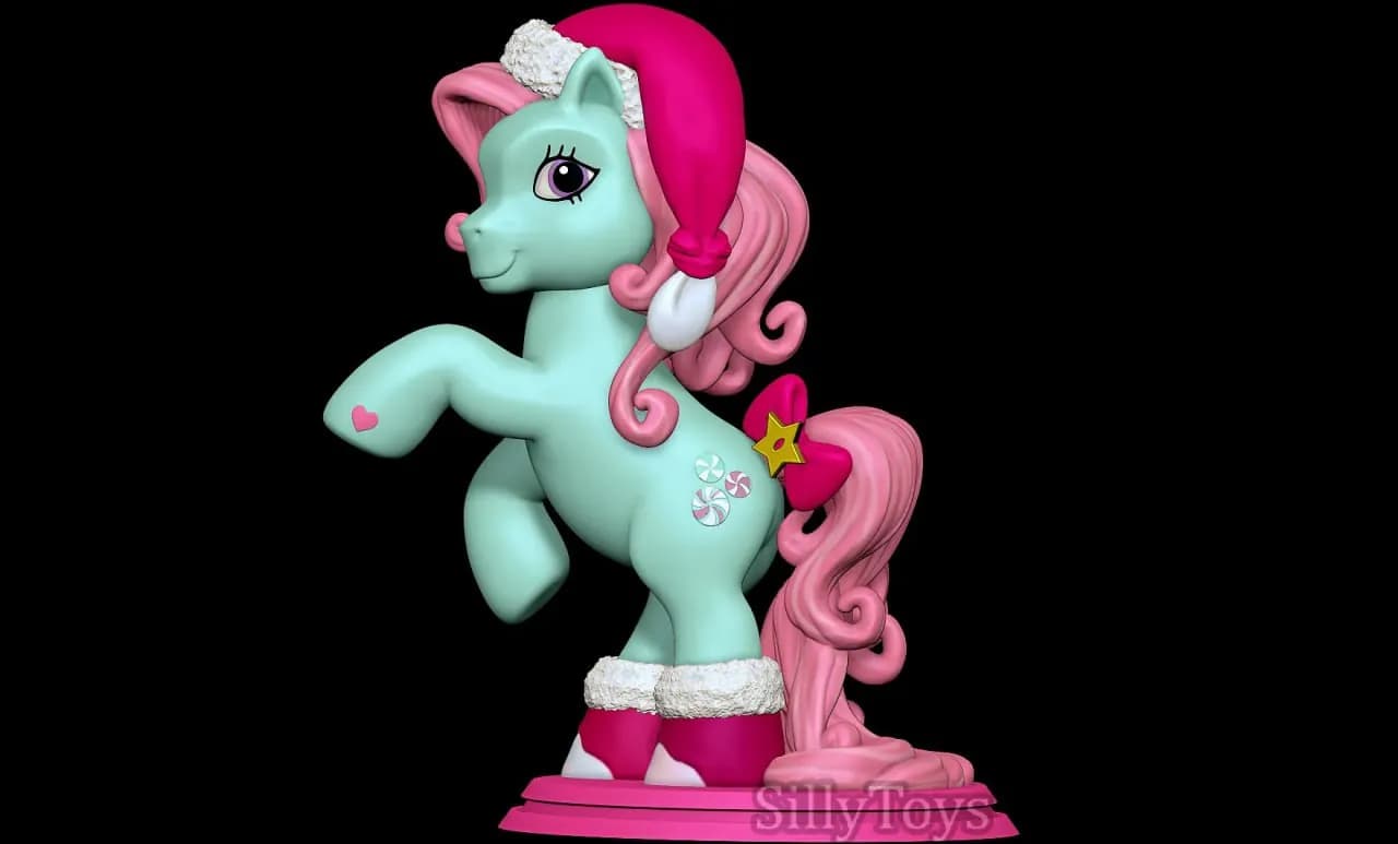 STL - Minty My Little Pony Navidad