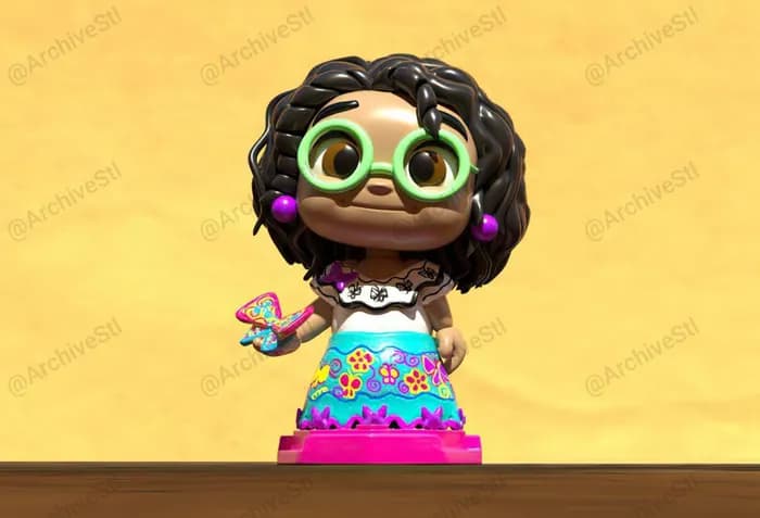 STL - mirabel chibi render 2