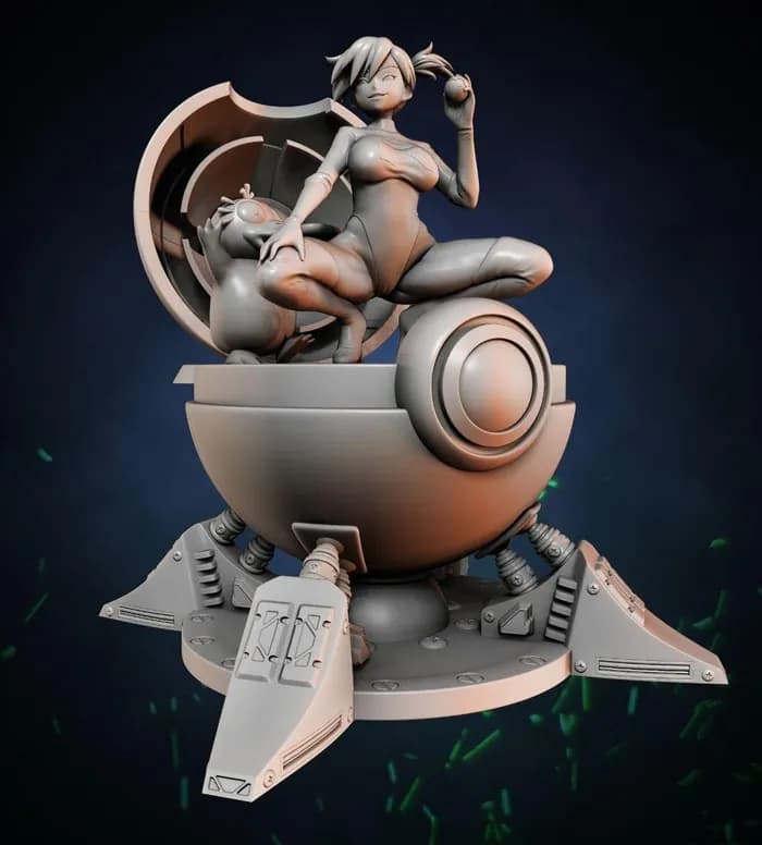 STL - misty team rocket sexy