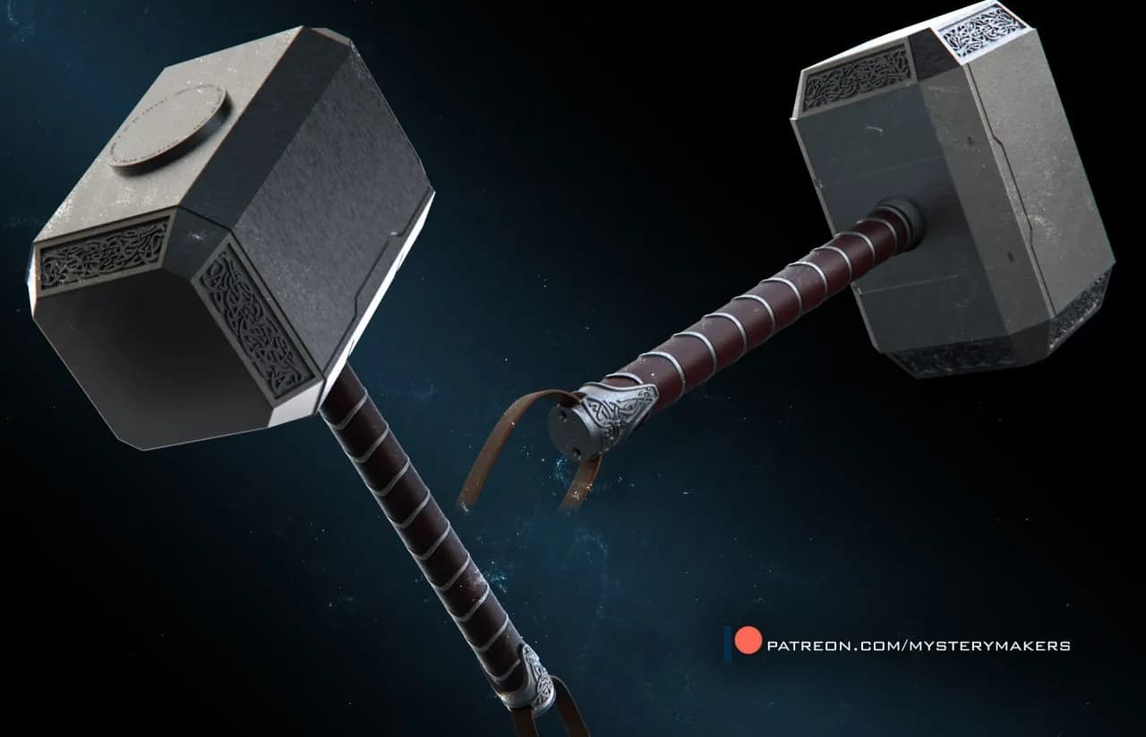 STL - Mjolnir, el martillo de Thor