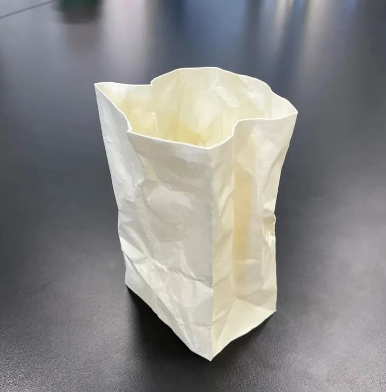 STL - Mochila de papel arrugado