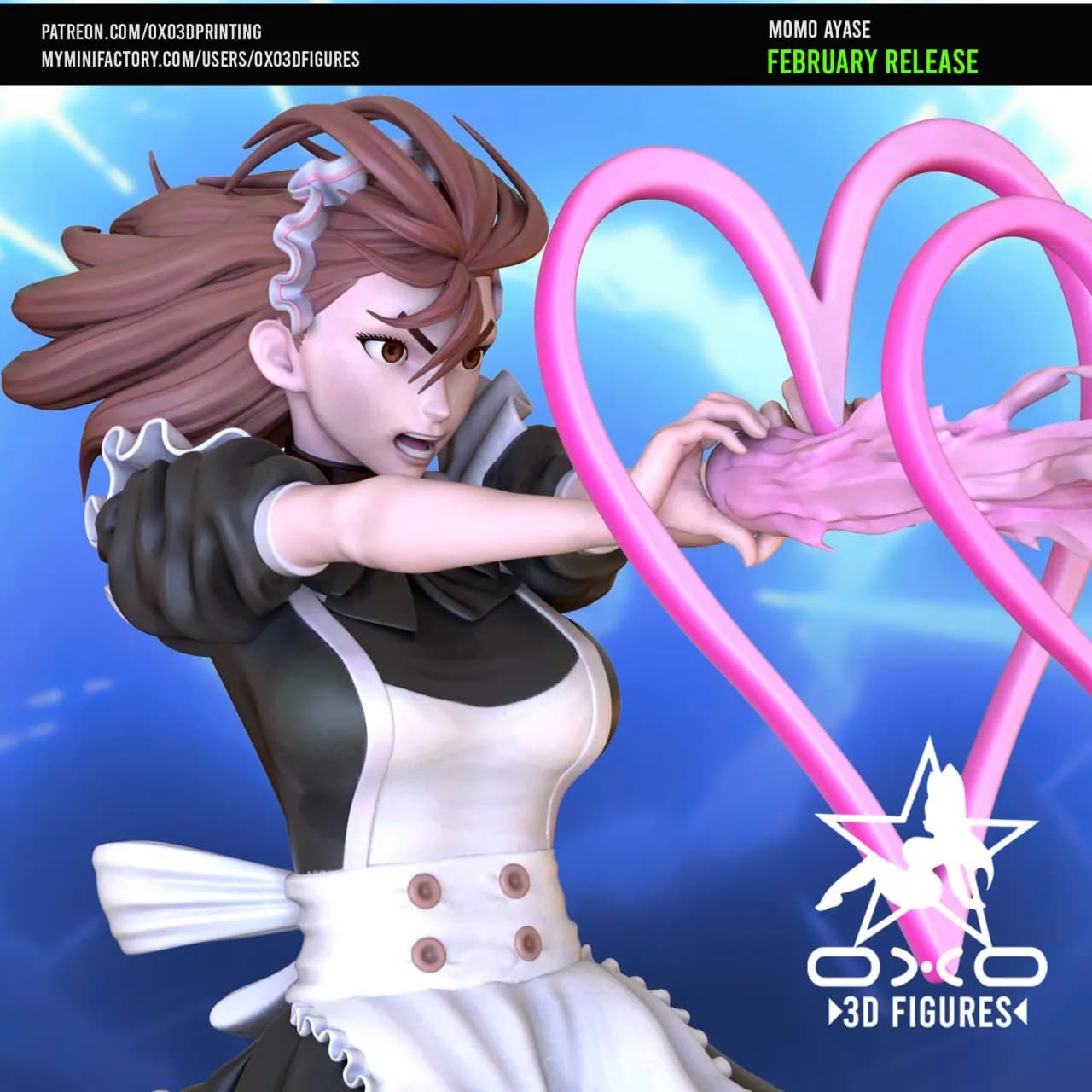 STL - Momo Ayase render 2