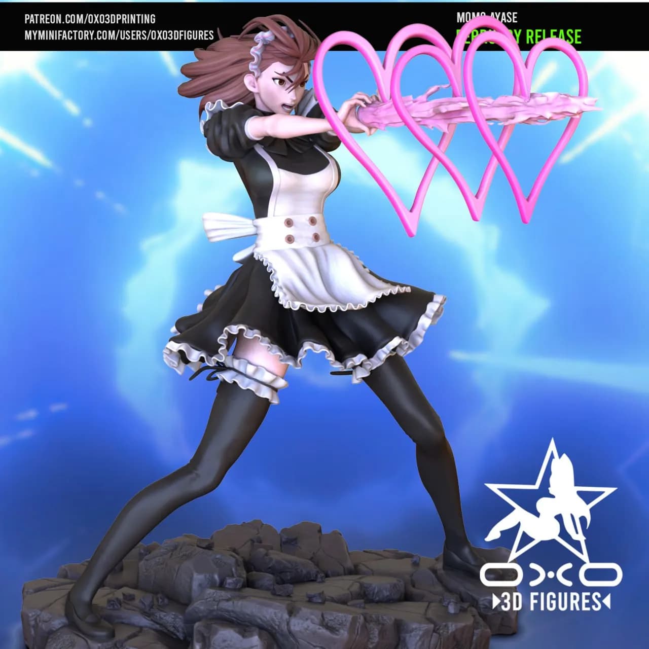STL - Momo Ayase render 4