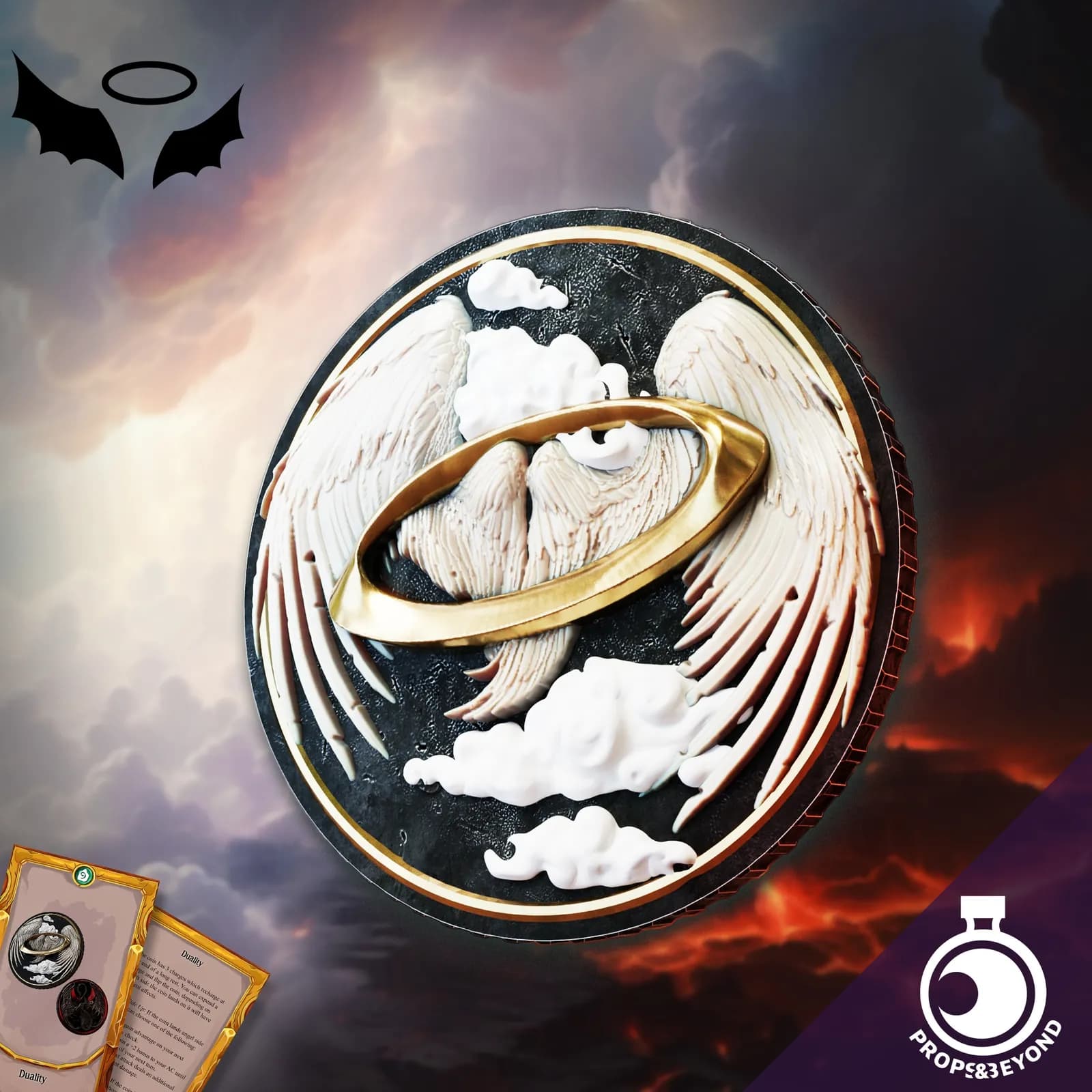 STL - Moneda Duality render 3