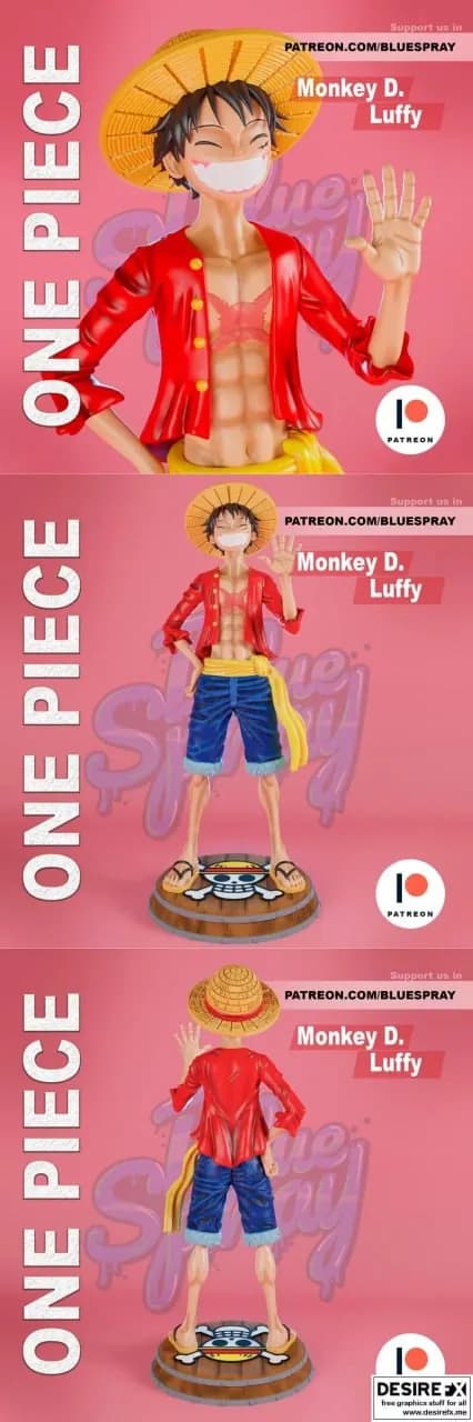 STL - monkey d luffy 2