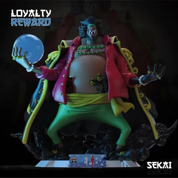 STL - monkey d luffy barba negra