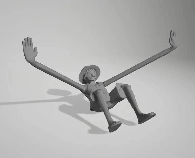 STL - Monkey D. Luffy figura 2