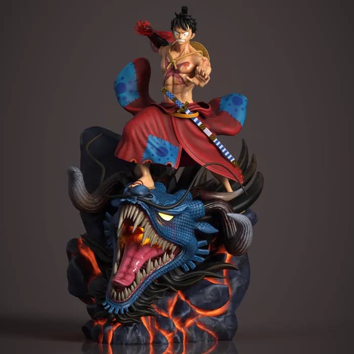 STL - monkey dluffy vs kaido