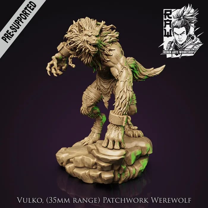 STL - monster vulko render 2