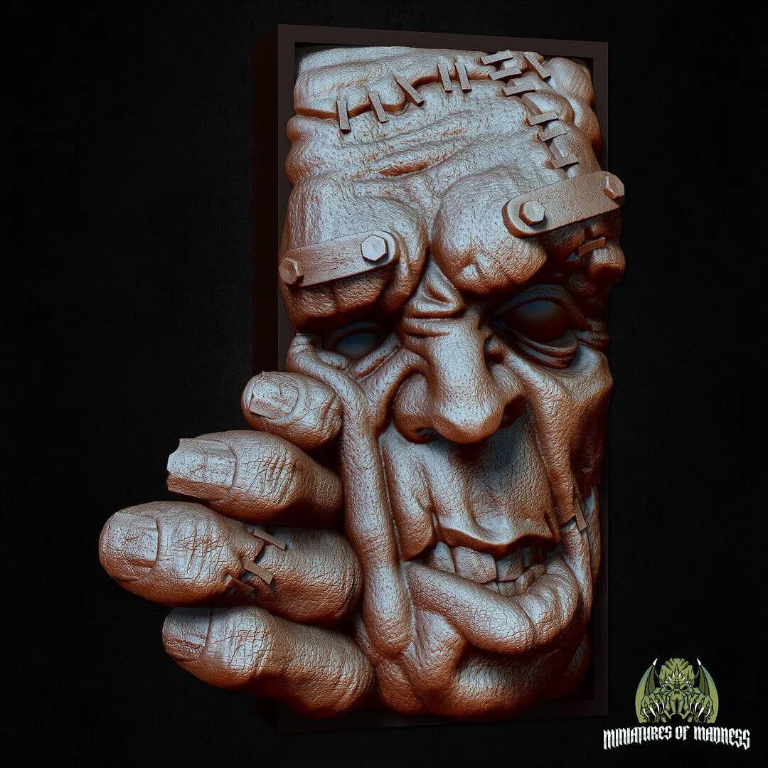 STL - Monstruo de Frankenstein Busto