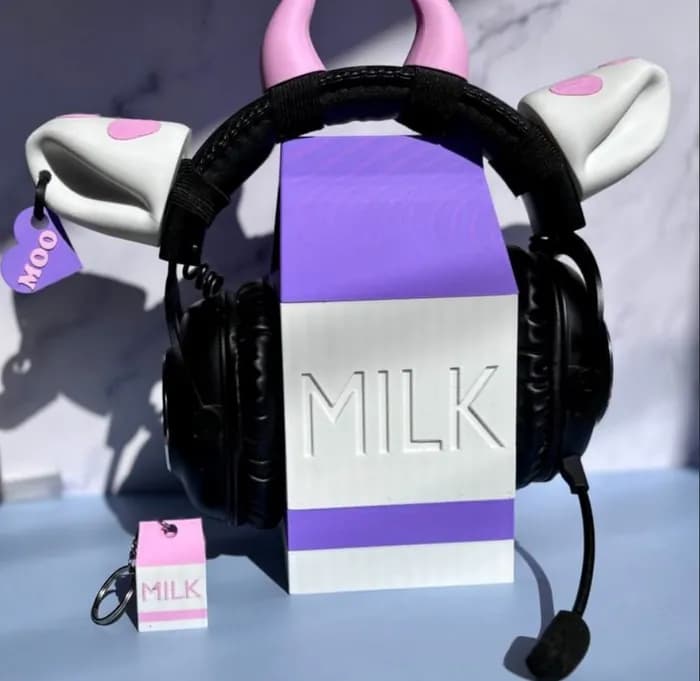 STL - moo moo headset accessory pack
