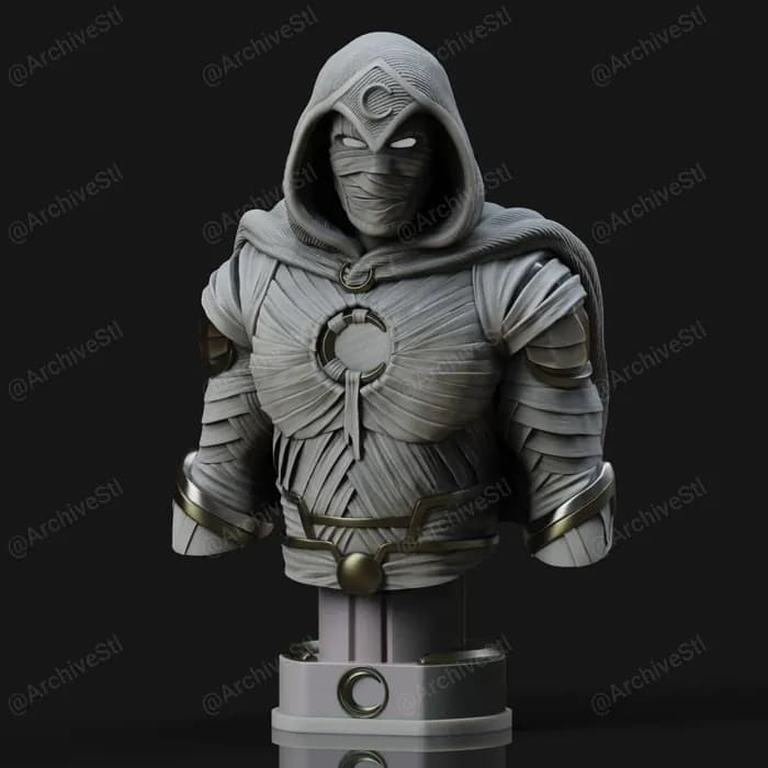 STL - moon knight (pre supported)