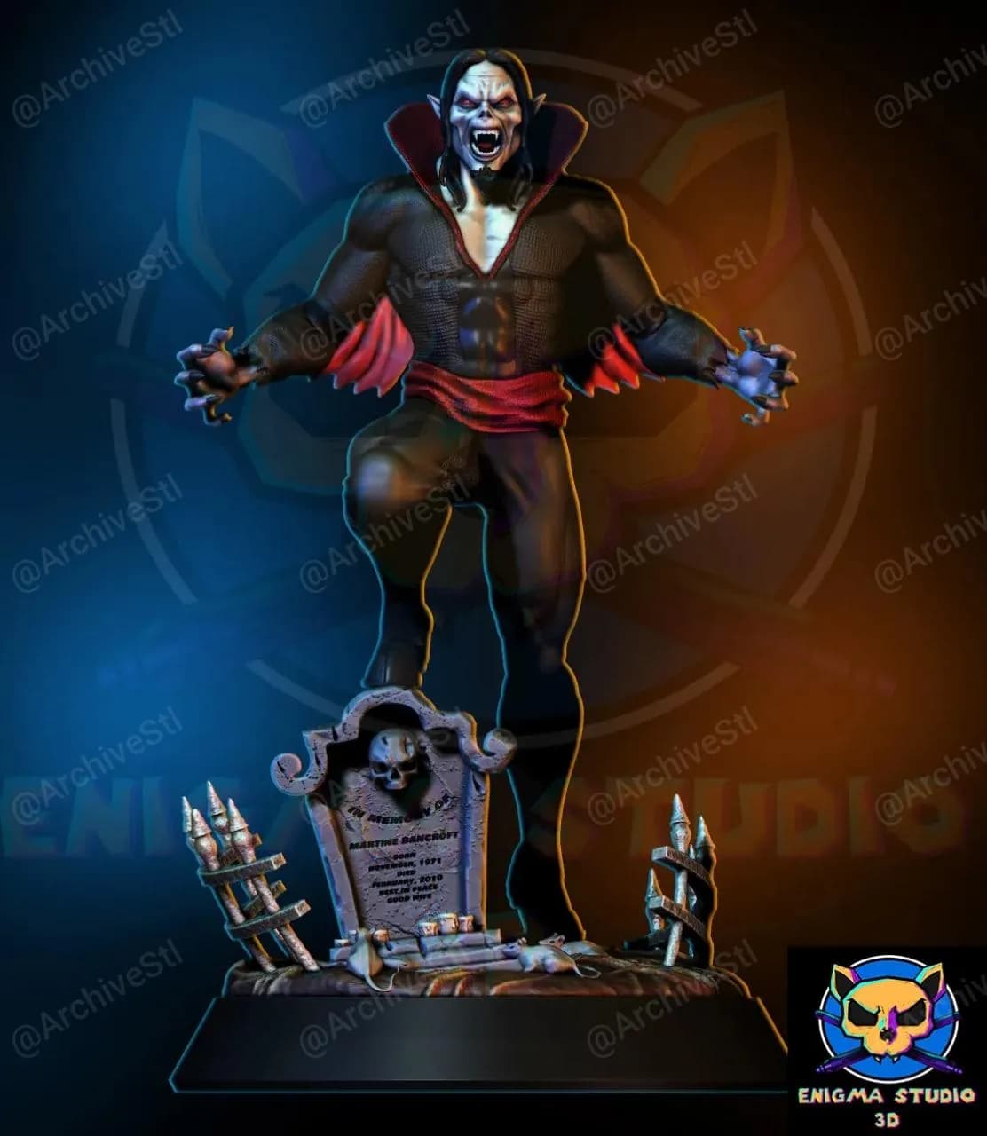 STL - Morbius figura de coleccion