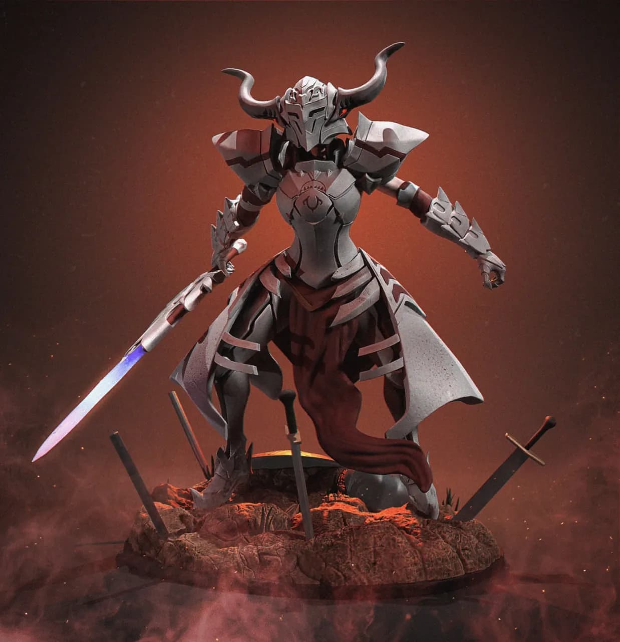 STL - Mordred Armadura de Batalla