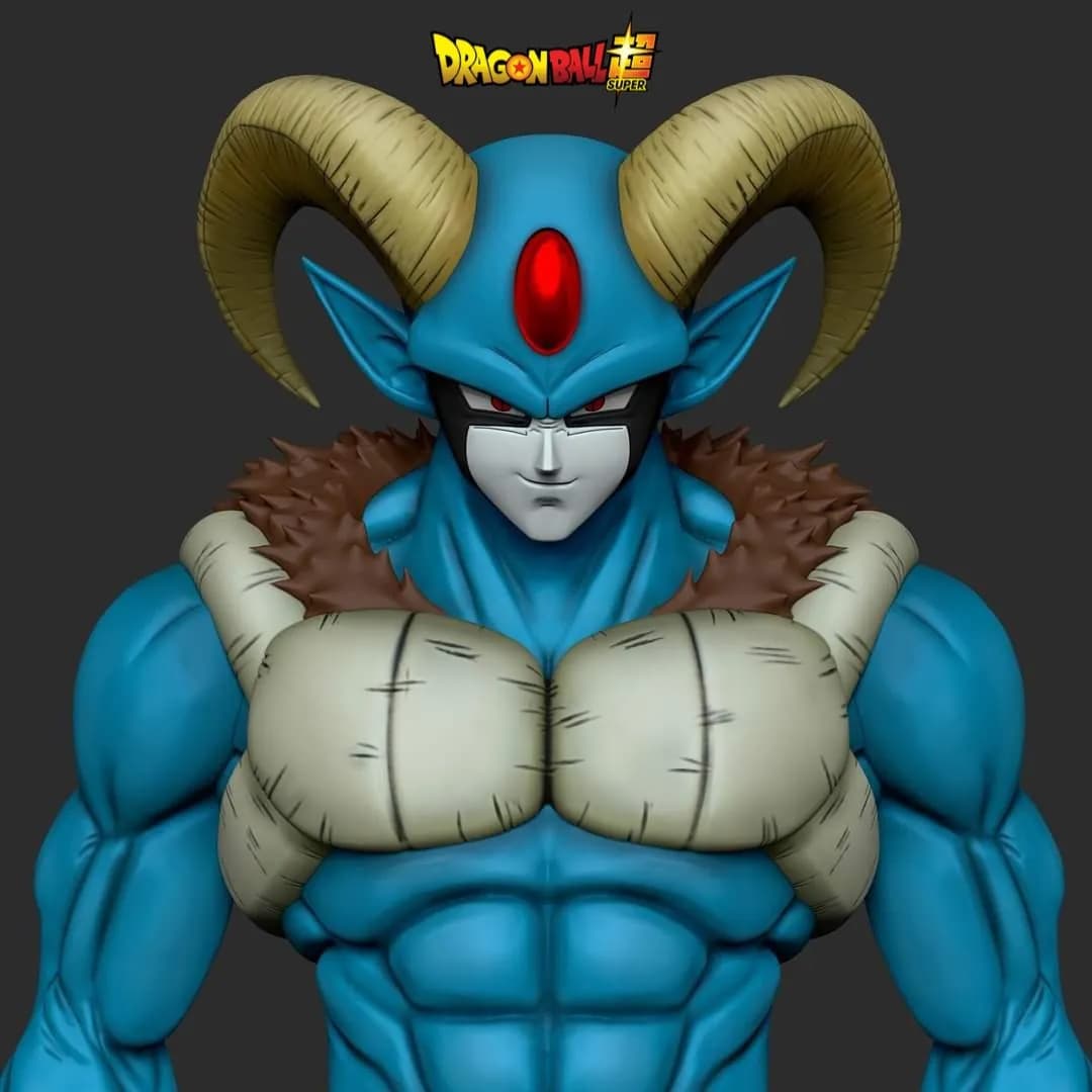STL - Moro de Dragon Ball Super render 3