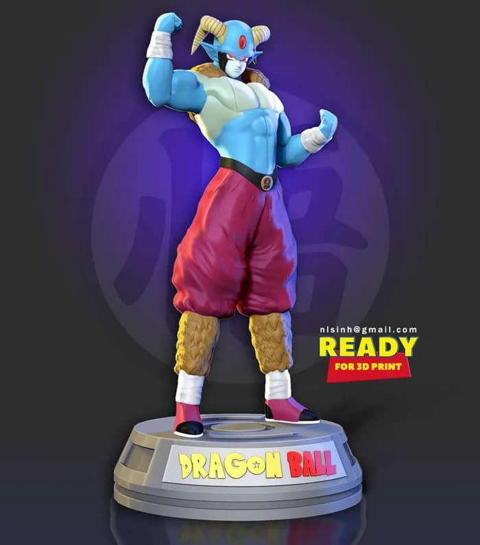 STL - moro dragon ball super render 2