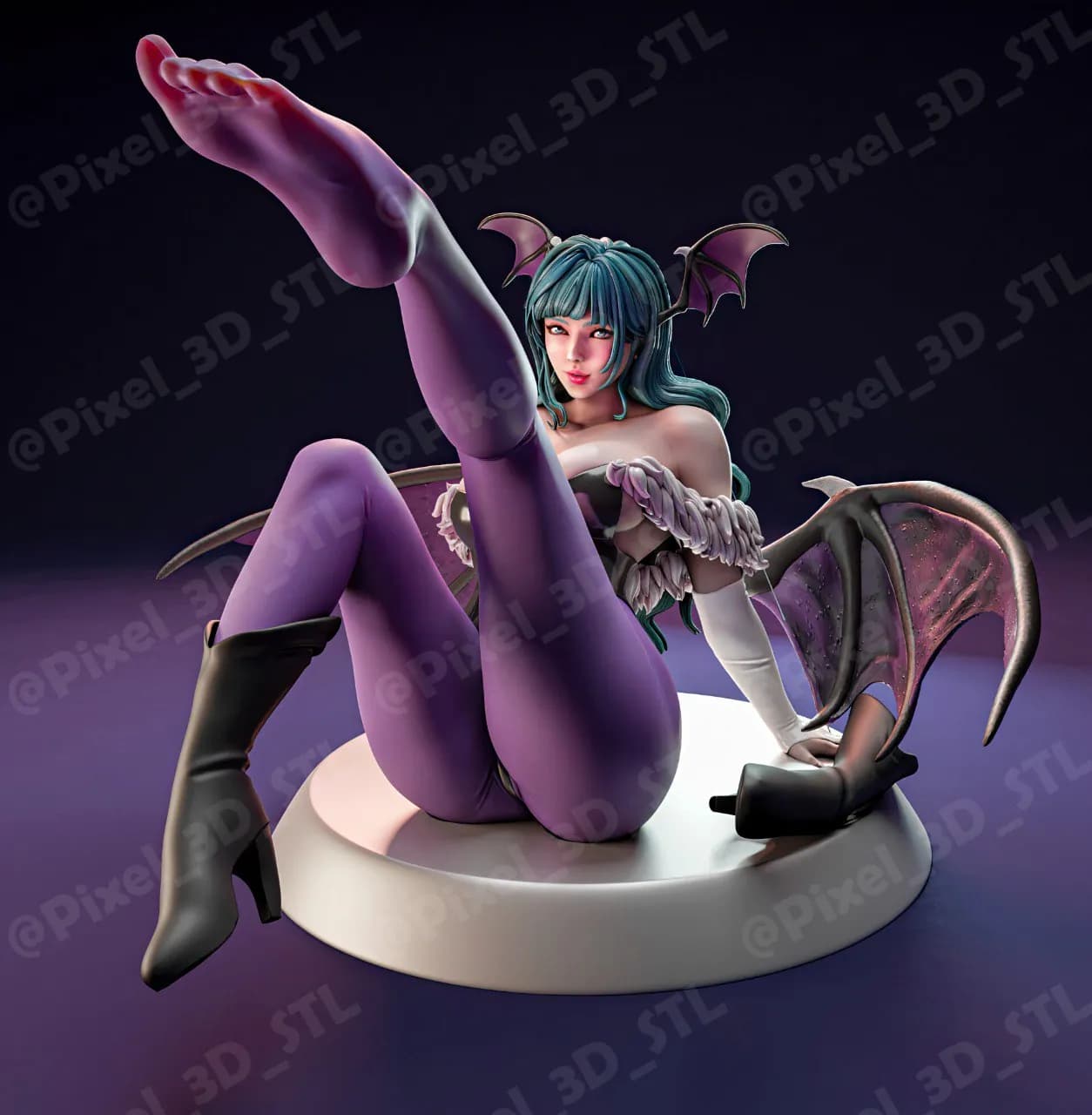 STL - Morrigan Aensland Darkstalkers (2)