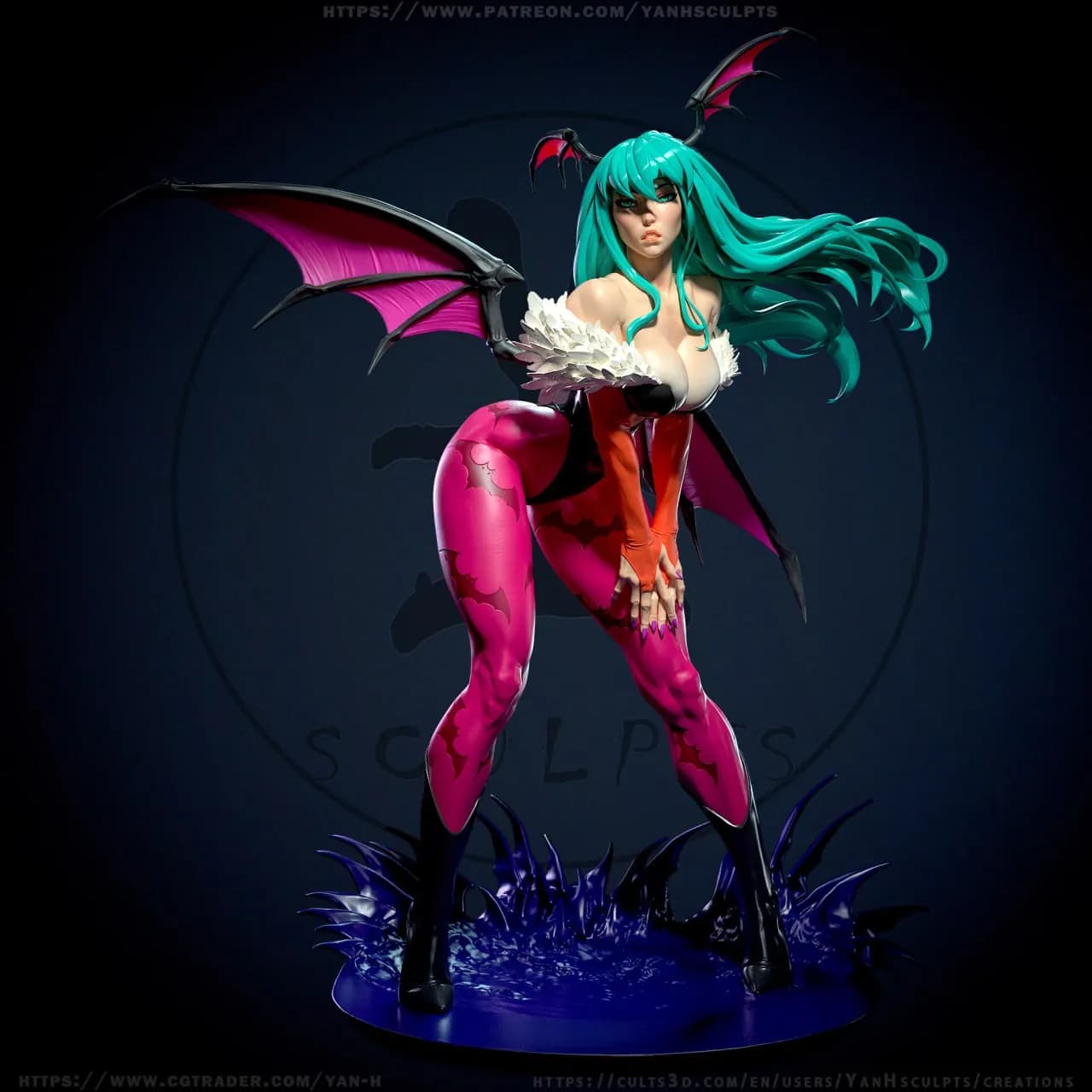 STL - Morrigan Aensland Figura STL