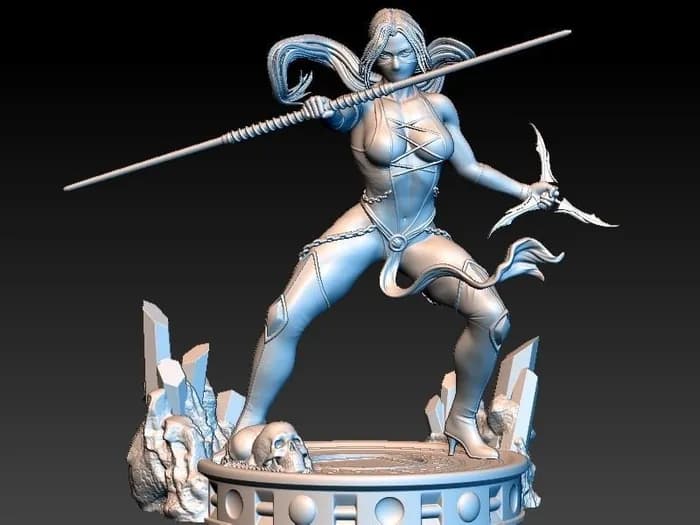 STL - mortal kombat jade