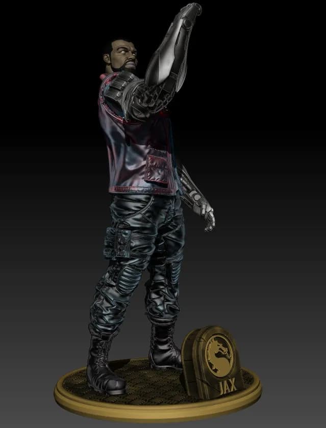STL - mortal kombat jax