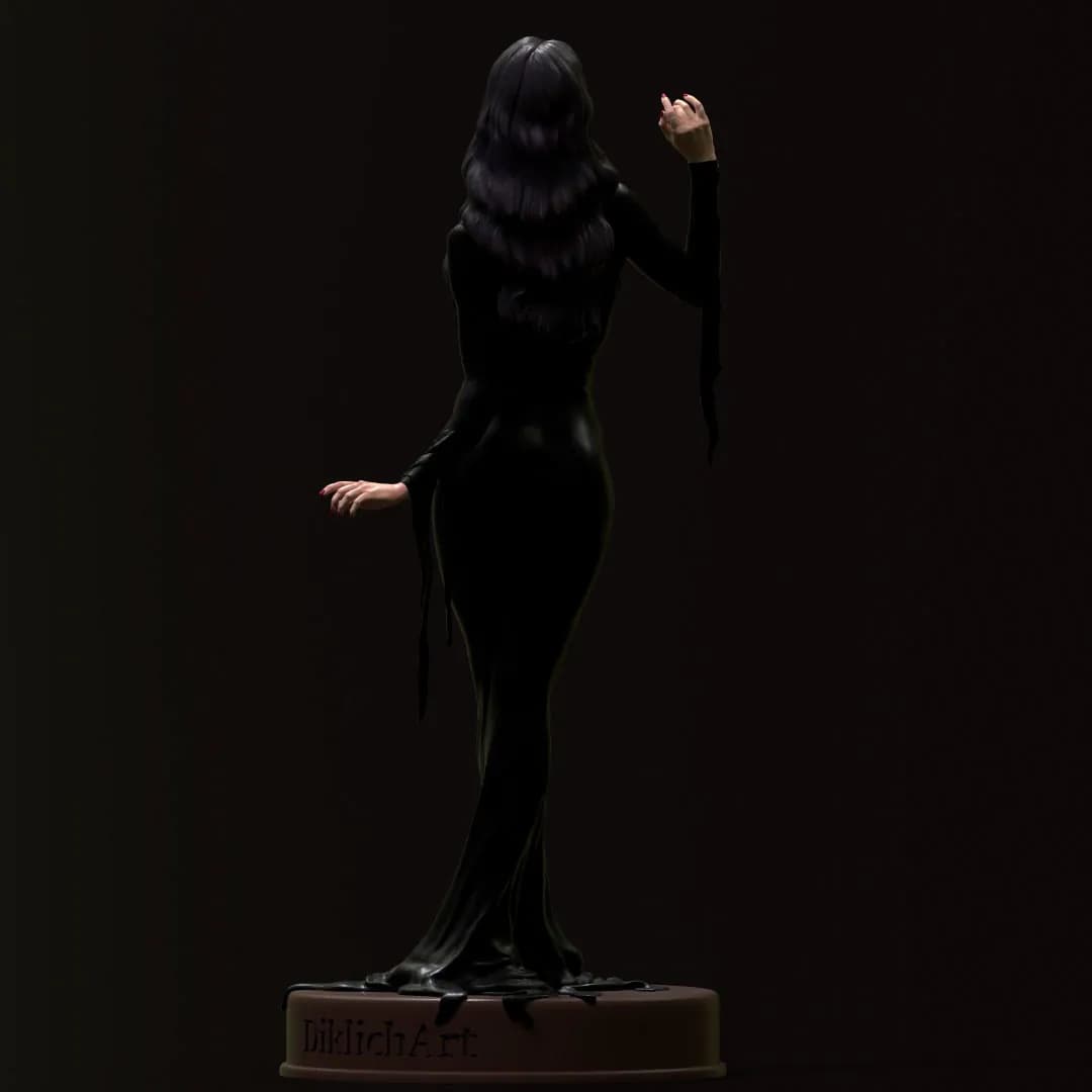 STL - Morticia Addams figura