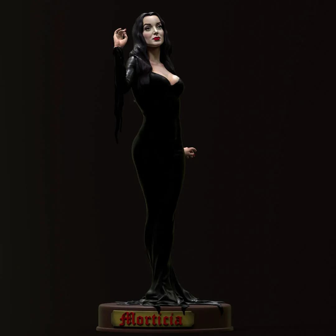 STL - Morticia Addams figura