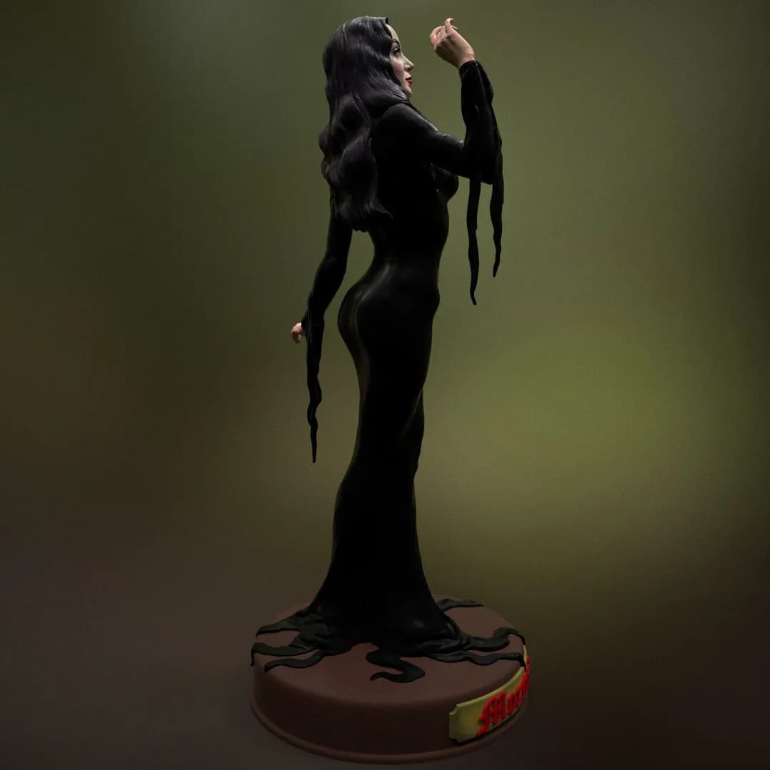STL - Morticia Addams figura