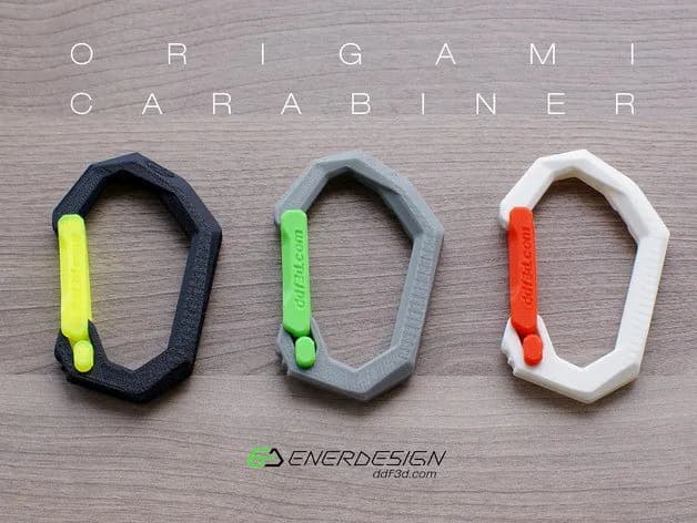 STL - Mosquetón Origami