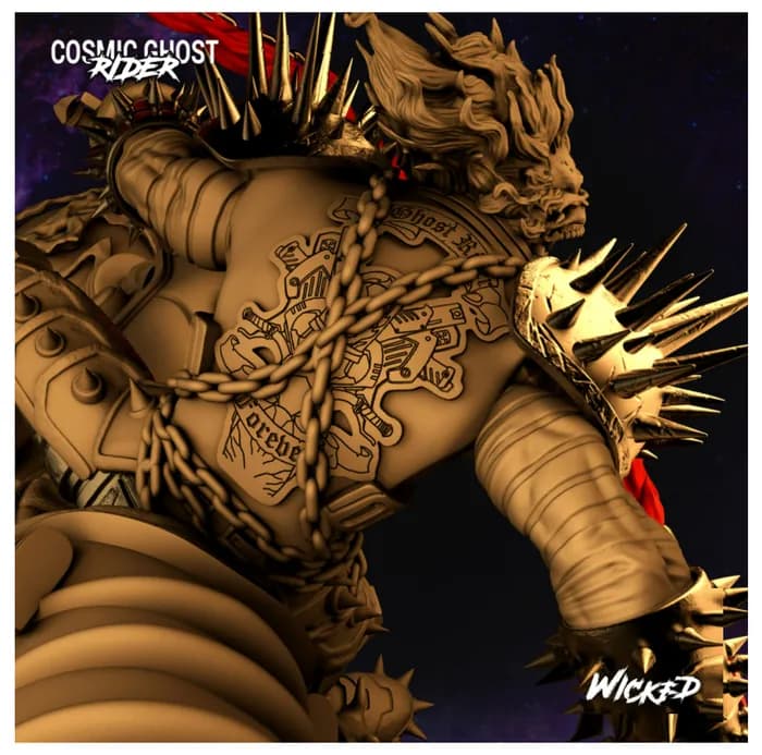 STL - Motoquero Fantasma Cósmico