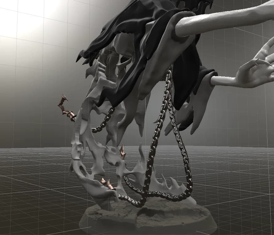 STL - Mourngul figura de fantasia