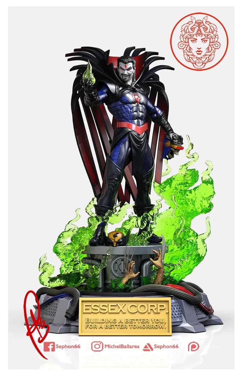STL - Mr. Sinister de Marvel Comics render 2
