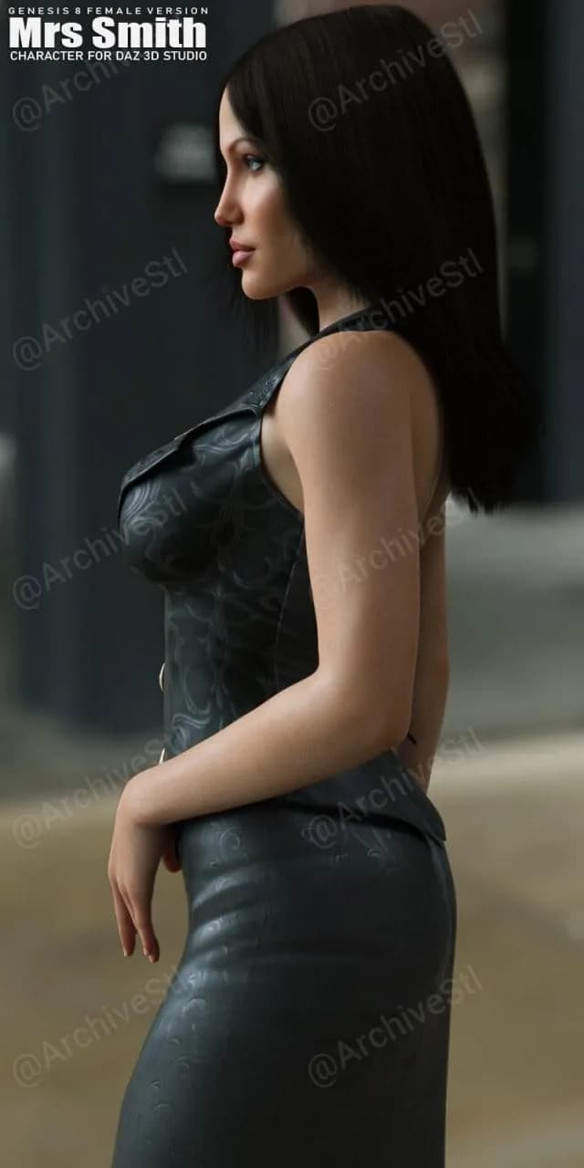 STL - mrs smith for g8f render 3