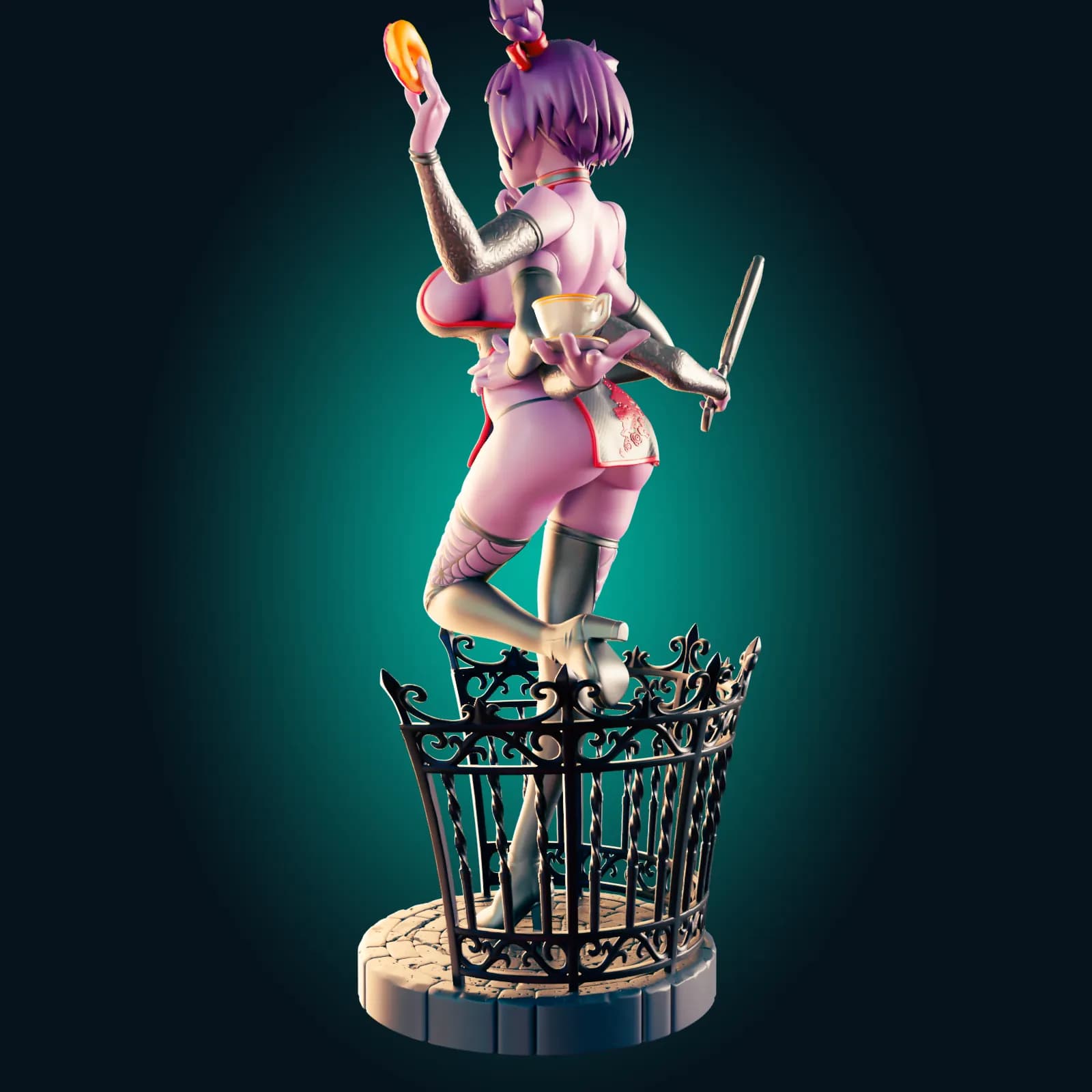 STL - Muffet, la araña del Undertale render 5