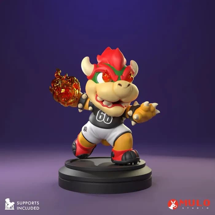 STL - mulo studio chibi striker bowser