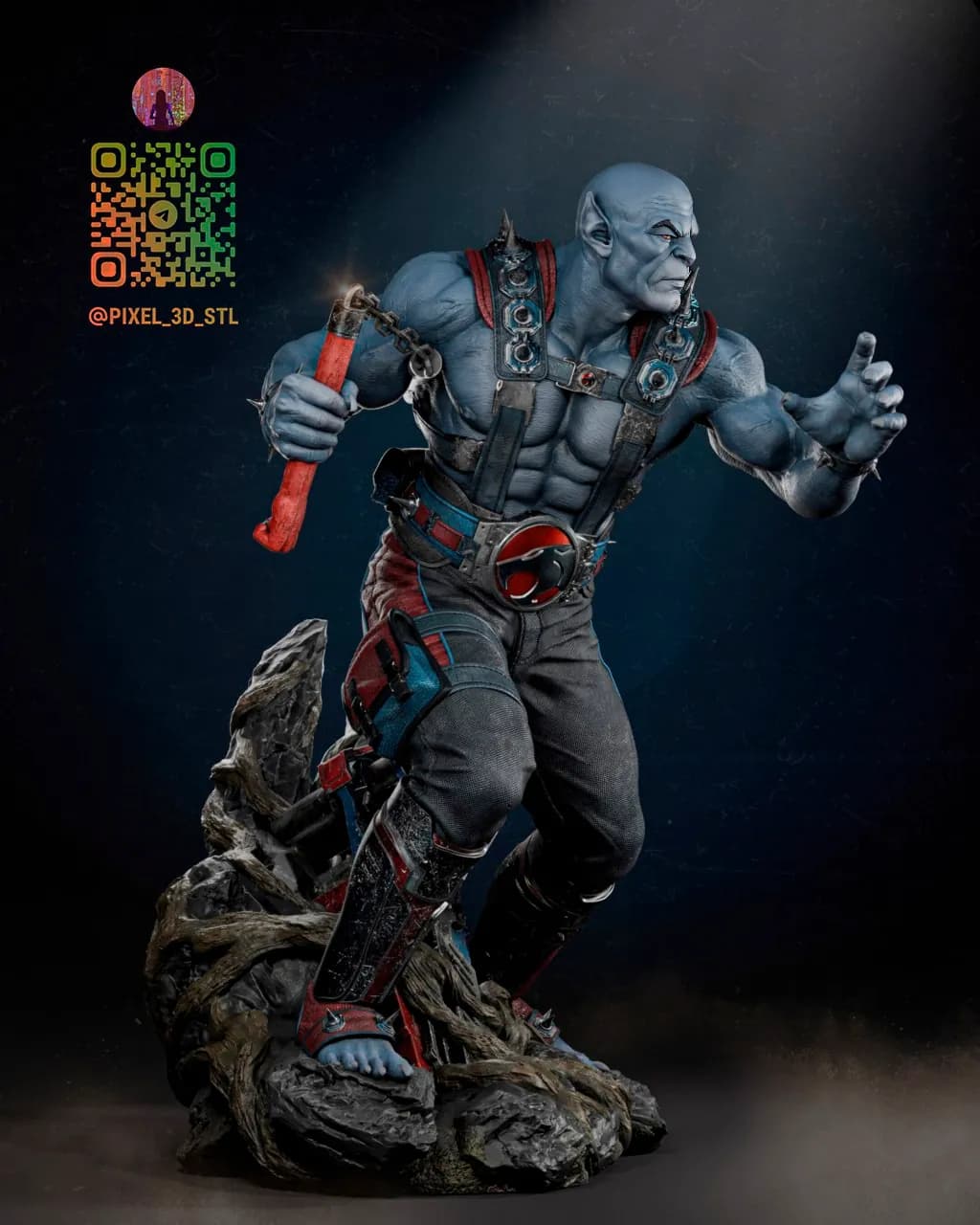 STL - Mumm Ra render 2