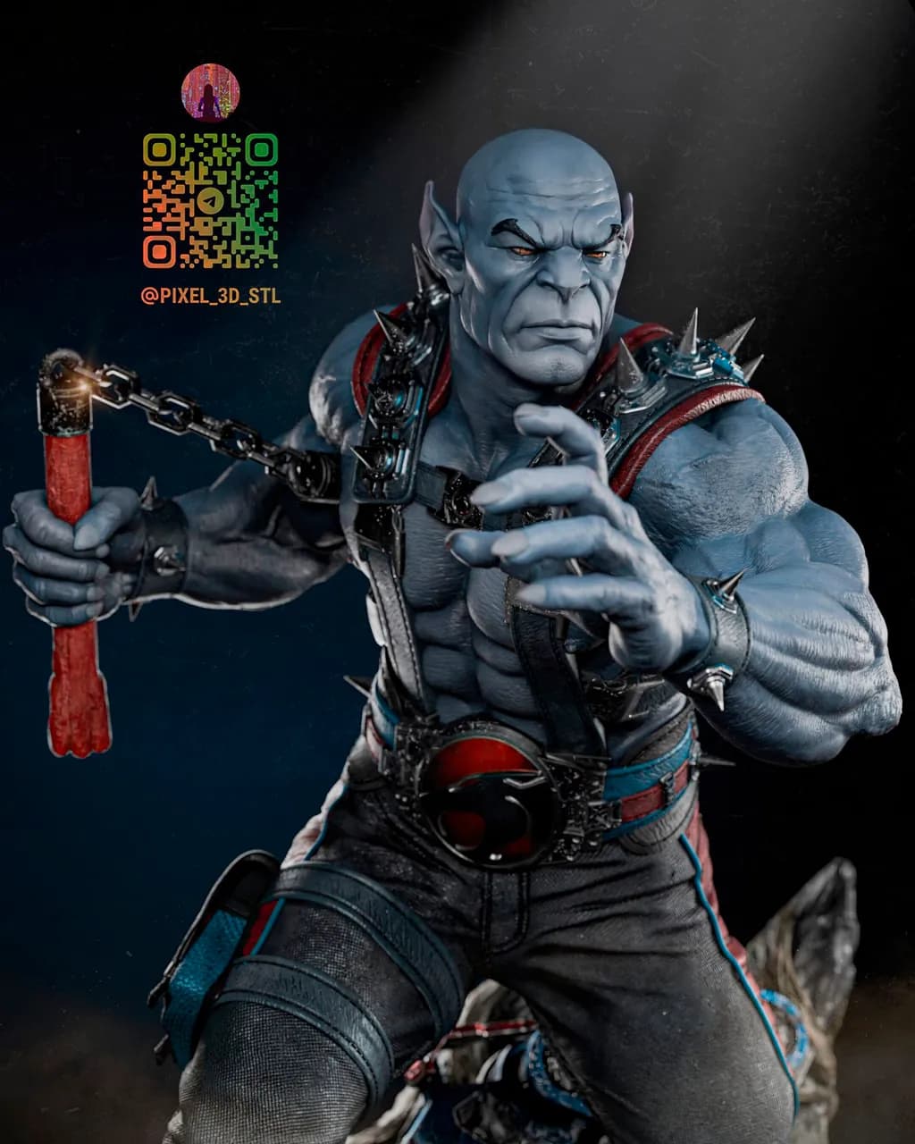 STL - Mumm Ra render 3