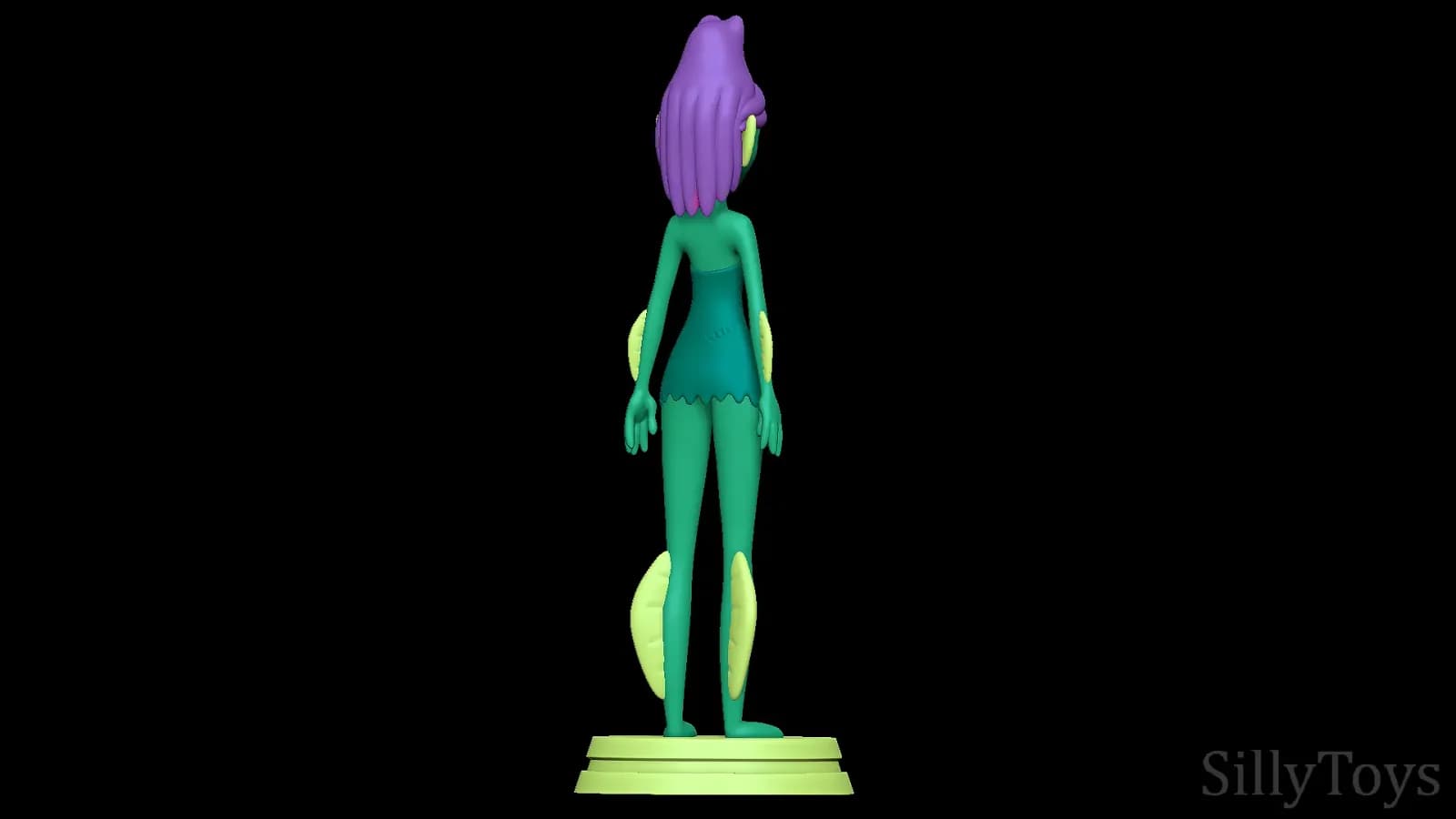 STL - Muñeca Anfibio Monstruo render 4