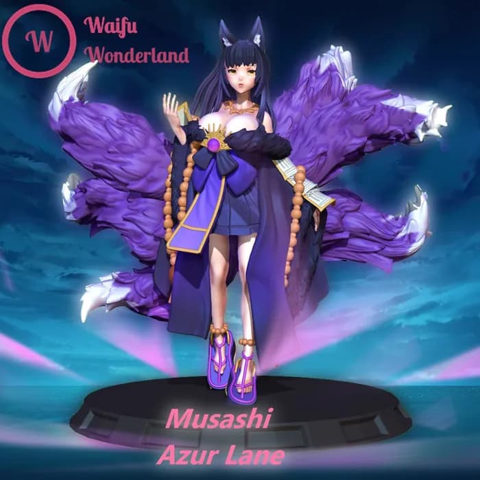 STL - Musashi (Azur Lane) figura