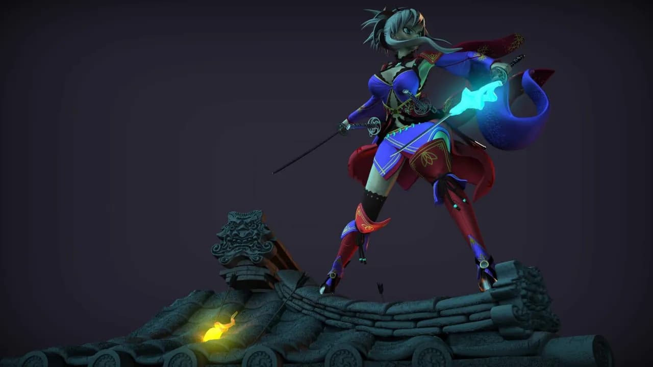 STL - Musashi Miyamoto Anya Forger