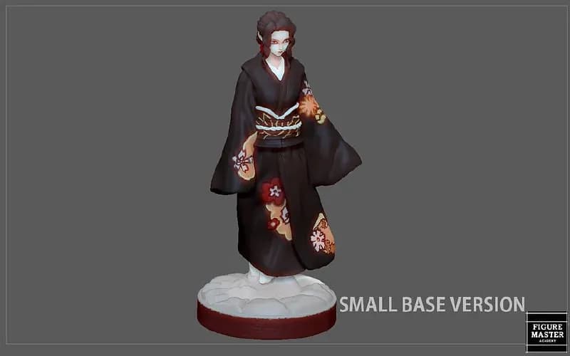 STL - Muzan Kibutsuji Kimono 2 render 2