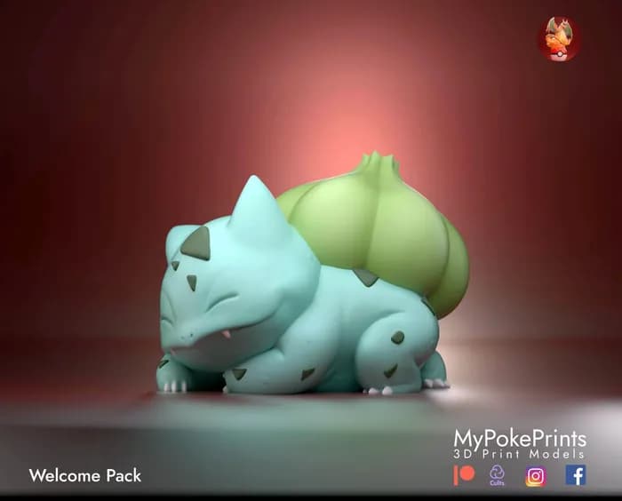 STL - mypokeprints bulbasaur 2