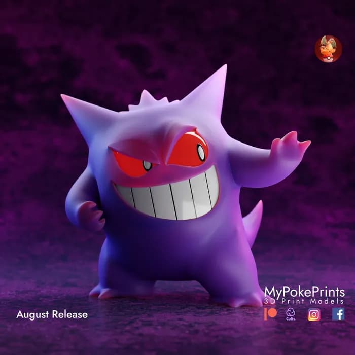 STL - mypokeprints gengar 1