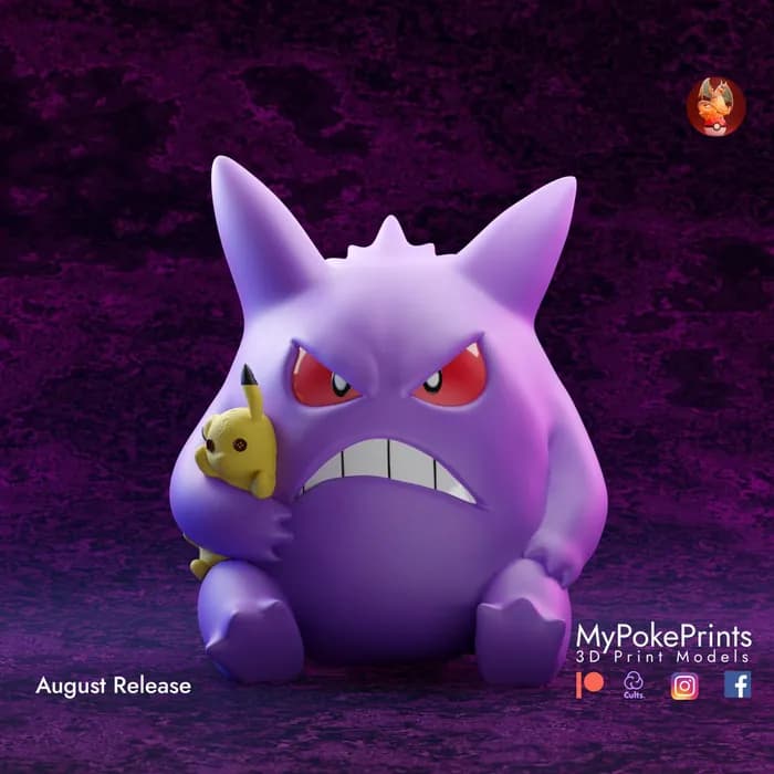 STL - mypokeprints gengar 3
